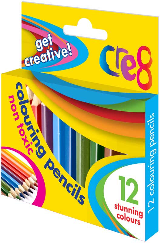 Colouring pencils 12pk